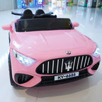 Kids Electric Ride-On Car 4 Wheels Remote Control for Boys & Girls Rechargeable 4WD Plastic Toy Car