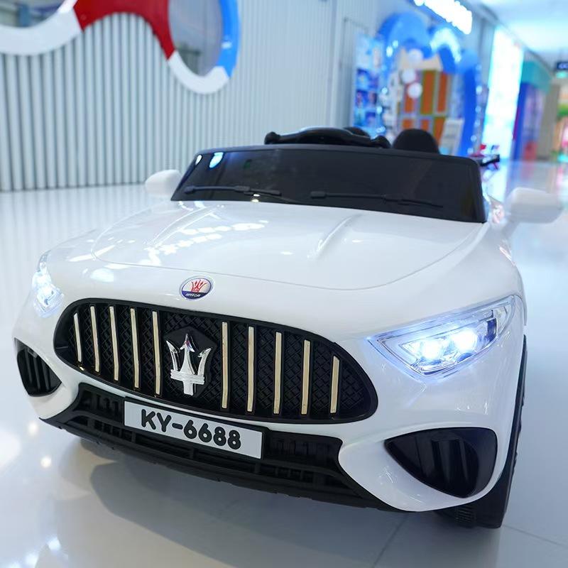 Kids Electric Ride-On Car 4 Wheels Remote Control for Boys & Girls Rechargeable 4WD Plastic Toy Car