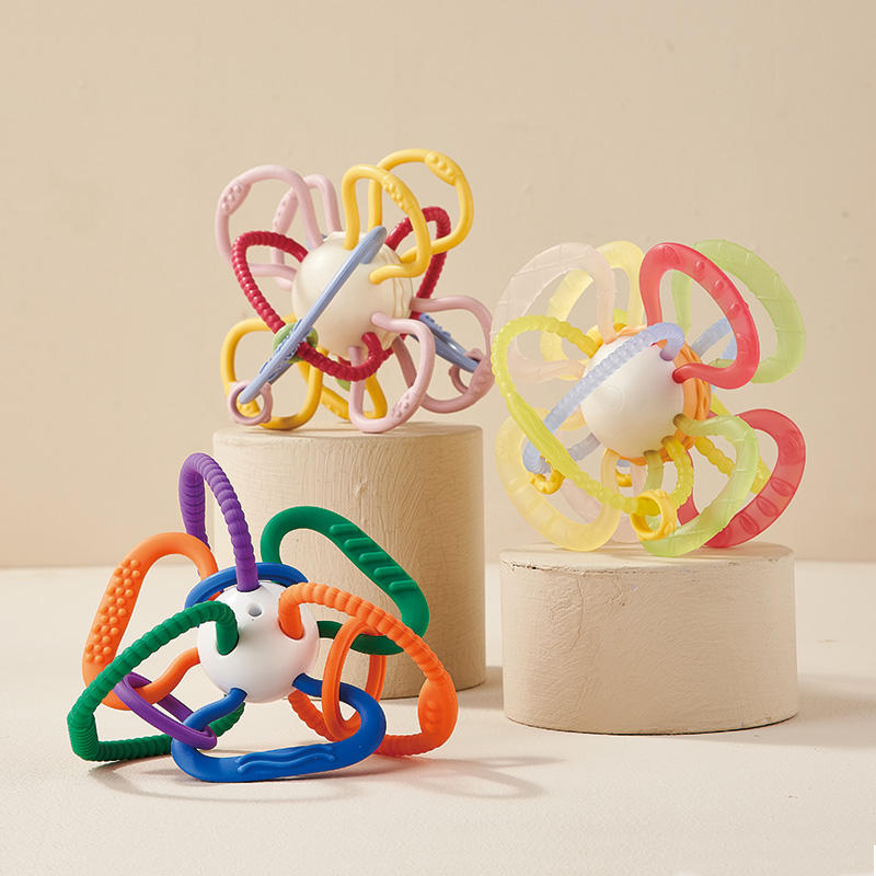 BPA-Free Silicone Baby Teether Eco-Friendly Baby Teething Toys